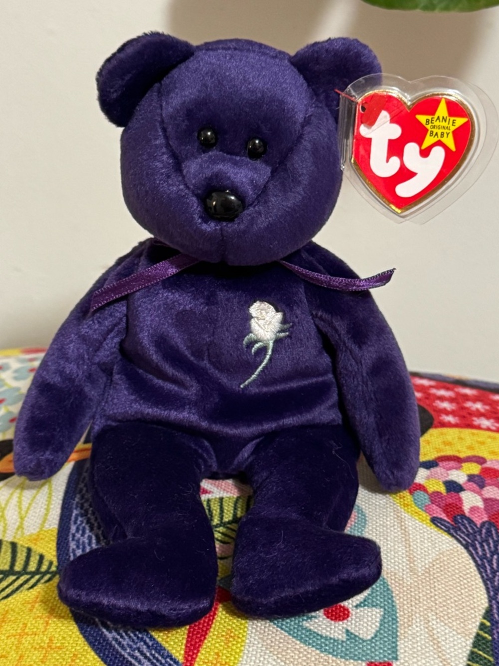 Ty Beanie Baby Princess Diana Bear